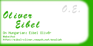 oliver eibel business card